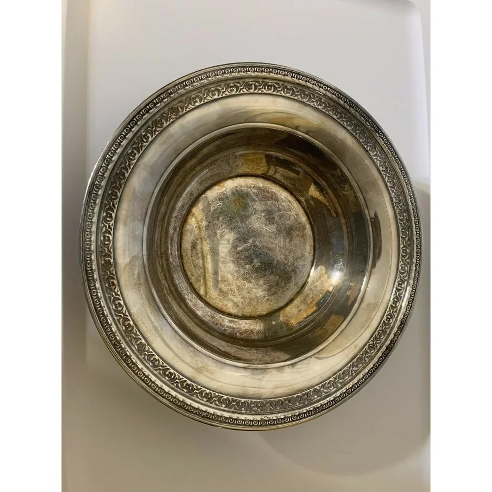 Vintage Reed & Barton Silverplate 1203 Serving Bowl, 9 3/4
